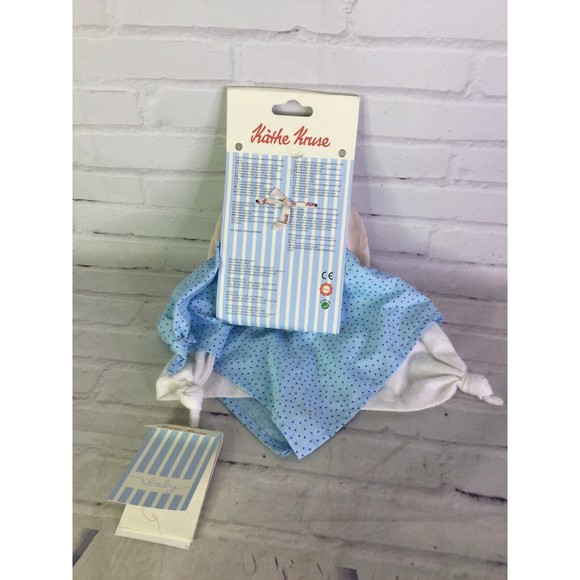 Kathe Kruse Schmusetuch Theo Bunny Rabbit Baby Snuggle Security Blanket Lovey - Picture 4 of 9